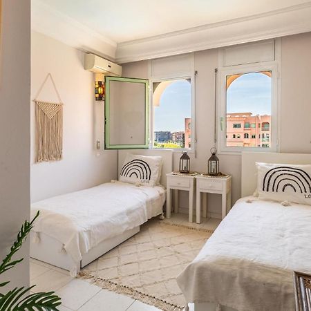 Apartament Charming 2-Bed Oasis Pool View Marrakesz Zewnętrze zdjęcie
