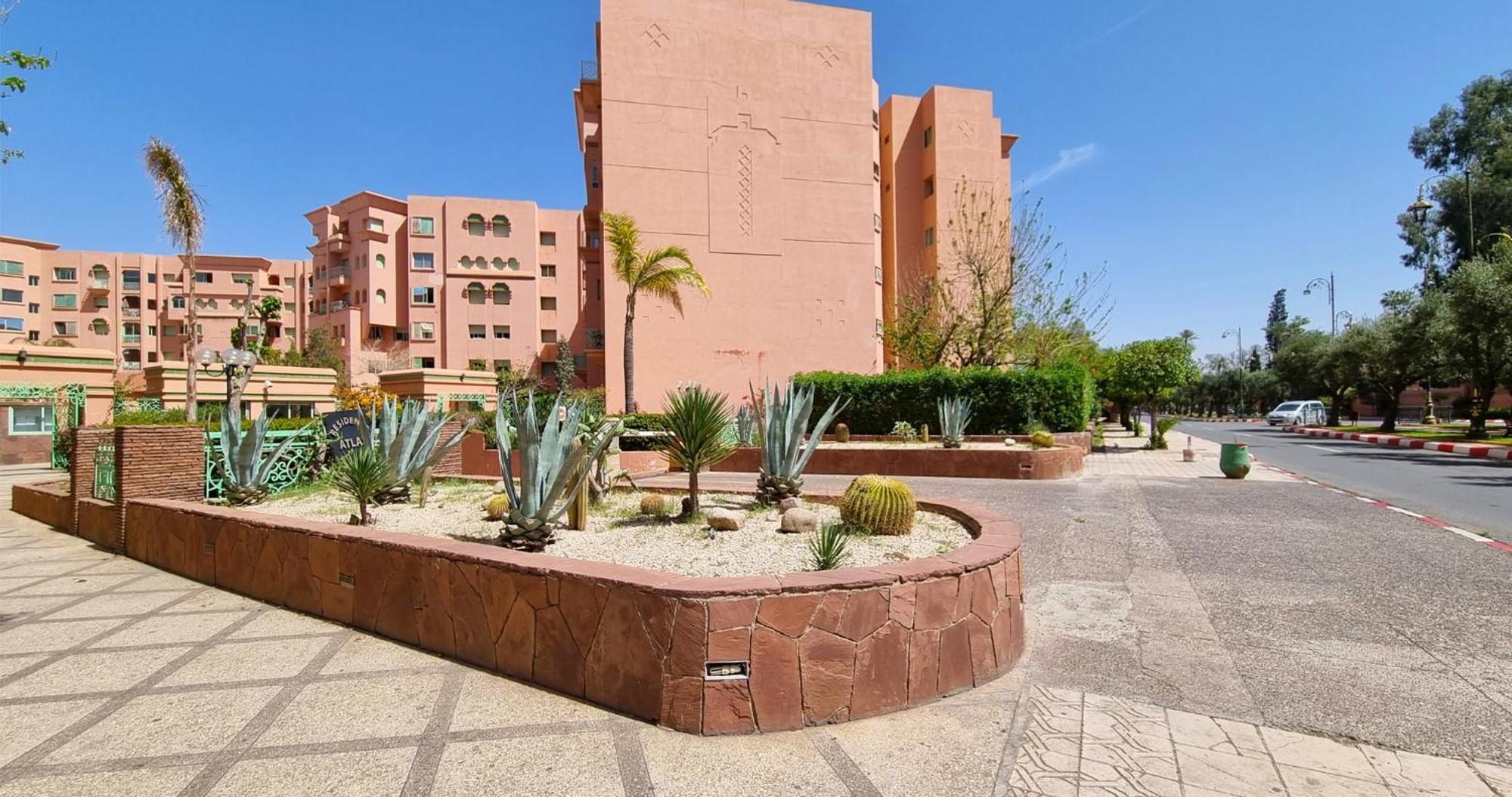Apartament Charming 2-Bed Oasis Pool View Marrakesz Zewnętrze zdjęcie